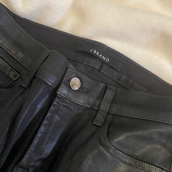 J BRAND SELENA CROPPED BLACK LACE FLARE - Picture 3 of 4